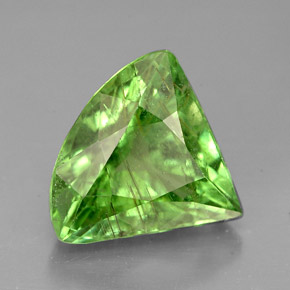 3.94克拉天然绿色碧玺，异形，11.4×10.2毫米，SI