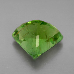 3.94克拉天然绿色碧玺，异形，11.4×10.2毫米，SI