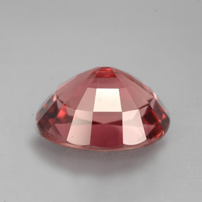 4.52克拉天然粉色碧玺，椭圆形切割，11.5×9.3毫米，VVS