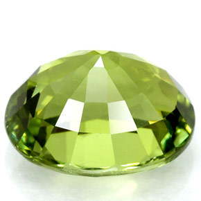 2.13克拉天然绿色碧玺，椭圆形切割，8.8×7.1毫米，VVS