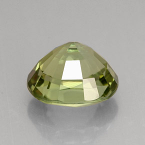 3.10克拉天然绿色碧玺，椭圆形切割，9.3×8.4毫米，VVS