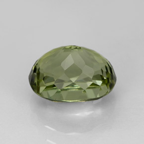 2.62克拉天然绿色碧玺，椭圆形切割，9.1×7.5毫米，VVS