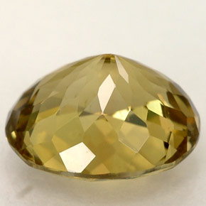 2.25克拉天然黄色碧玺，椭圆形切割，9×7.7毫米，VVS