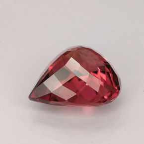 4.53克拉天然粉色碧玺，梨形，11.5×10.8毫米，VVS