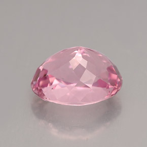 3.57克拉天然粉色碧玺，椭圆形切割，10.5×8.3毫米，VVS