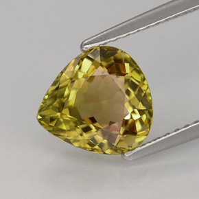 2.35克拉天然多色碧玺，梨形，9.1×8.6毫米，IF