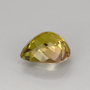 2.35克拉天然多色碧玺，梨形，9.1×8.6毫米，IF