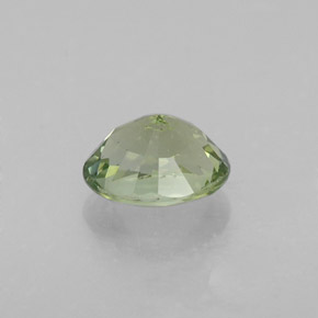1.18克拉天然绿色碧玺，椭圆形切割，7.3×5.8毫米，VVS-VS