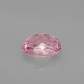 1.30克拉天然粉色碧玺，椭圆形切割，7.6×6.1毫米，IF