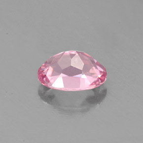 0.88克拉天然粉色碧玺，椭圆形切割，6.9×5.3毫米，VS-SI