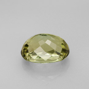 3.18克拉天然绿色碧玺，椭圆形切割，10×7.5毫米，VVS-VS