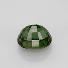 3.17克拉天然绿色碧玺，椭圆形切割，9.2×7.9毫米，VVS