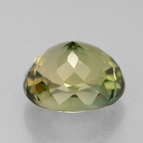 2.92克拉天然绿色碧玺，椭圆形切割，9.1×7.8毫米，VVS