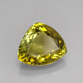 4.12克拉天然多色碧玺，三角形，11×9.6毫米，VVS