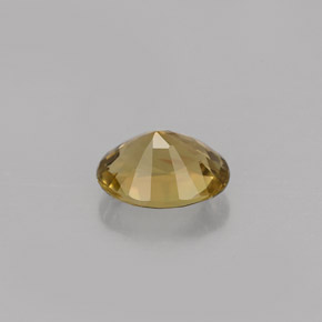 0.82克拉天然棕色碧玺，椭圆形切割，6.8×5.5毫米，VVS