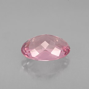 2.17克拉天然粉色碧玺，椭圆形切割，9.5×7.1毫米，VS-SI