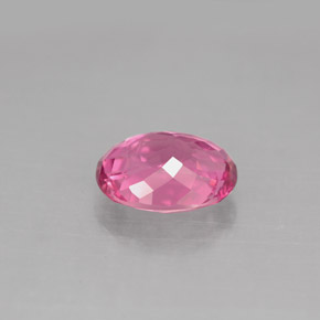 1.61克拉天然粉色碧玺，椭圆形切割，8.5×6.7毫米，VS