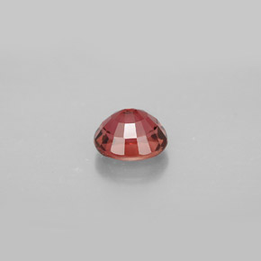0.99克拉天然粉色碧玺，椭圆形切割，6.4×5.6毫米，VVS
