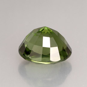 1.88克拉天然绿色碧玺，椭圆形切割，7.9×6.6毫米，VVS
