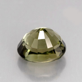 1.68克拉天然绿色碧玺，椭圆形切割，7.6×6.2毫米，VVS-VS