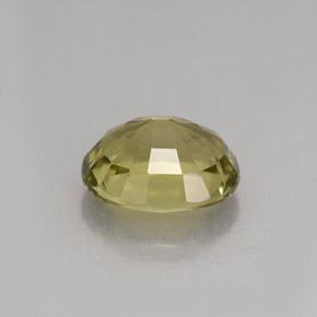 1.86克拉天然绿色碧玺，椭圆形切割，8.5×7.1毫米，VVS