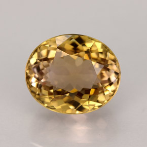 3.91克拉天然多色碧玺，椭圆形切割，9.9×8.3毫米，IF