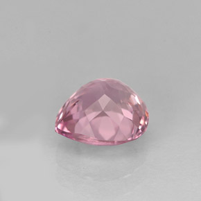 1.61克拉天然粉色碧玺，梨形，7.6×7.3毫米，VVS