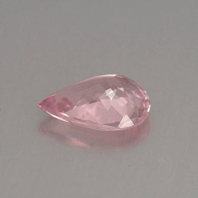 0.90克拉天然粉色碧玺，梨形，8.2×5.8毫米，VS
