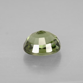 1.64克拉天然绿色碧玺，椭圆形切割，7.5×6.6毫米，VVS-VS