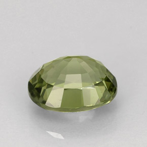 1.56克拉天然绿色碧玺，椭圆形切割，7.9×6.7毫米，VVS