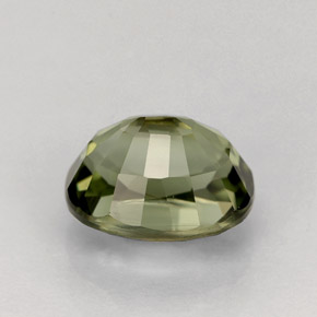 1.50克拉天然绿色碧玺，椭圆形切割，7.4×6.1毫米，VVS-VS