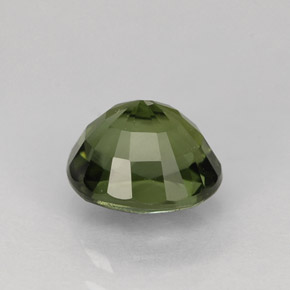 1.21克拉天然绿色碧玺，椭圆形切割，6.7×5.8毫米，VVS