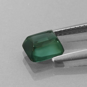 1.45克拉天然绿色碧玺，透明，6.6×6毫米，透明/半透明