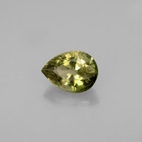 0.81克拉天然黄金色碧玺，梨形，7.1×5.1毫米，VVS-VS