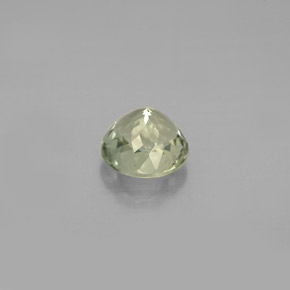 1.07克拉天然绿色碧玺，圆形切割，6.24毫米，VVS-VS