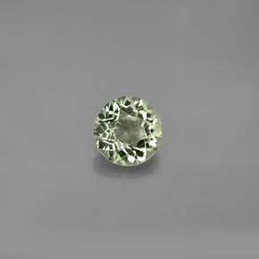 0.83克拉天然绿色碧玺，圆形切割，5.97毫米，VVS-VS