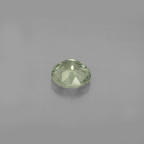 0.83克拉天然绿色碧玺，圆形切割，5.97毫米，VVS-VS