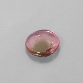 1.55克拉天然双色碧玺，异形，8.5×8.5毫米，透明