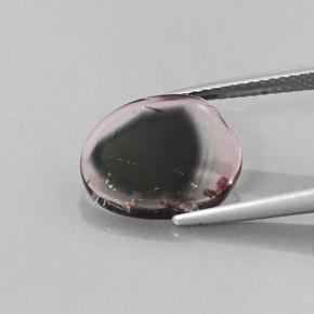 3.22克拉天然双色碧玺，异形，13×10.8毫米，透明