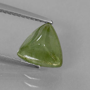 1.84克拉天然绿色碧玺，透明，8.3×7.8毫米，透明/半透明