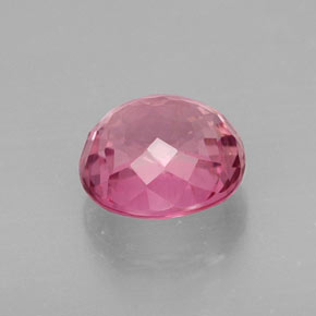 2.38克拉天然粉色碧玺，椭圆形切割，8.3×7.8毫米，VS