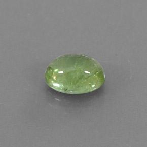 0.99克拉天然绿色碧玺，透明，7.1×5.2毫米，透明/半透明