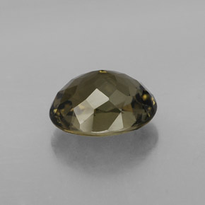 3.23克拉天然绿色碧玺，椭圆形切割，10.2×8.3毫米，VVS