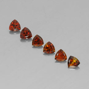 1.48天然多色碧玺，三角形，4.1×4毫米，VVS-VS