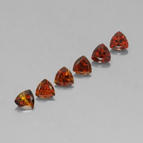 1.48天然多色碧玺，三角形，4.1×4毫米，VVS-VS