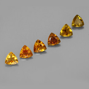 天然多色碧玺，三角形，4.1×4.1毫米，VVS-VS