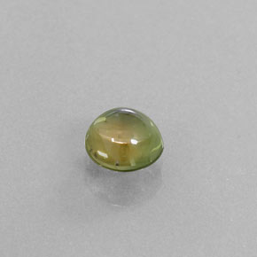 1.30克拉天然多色碧玺，圆形切割，6.69毫米，透明