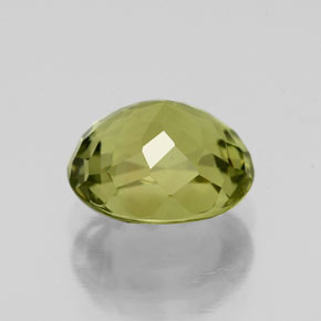 1.76克拉天然绿色碧玺，椭圆形切割，7.9×6.9毫米，VVS