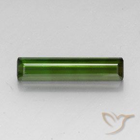 3.52ct 天然 暗绿色 碧玺, 祖母绿式切割, VVS-VS