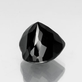 19.13克拉天然黑色碧玺，心形，15.8×14.7毫米，不透明